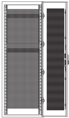 IP20 EN 60529 Indoor Telecom Cabinet Natural Heat Radiation Cooling Mode