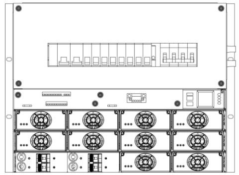 12 Volt Smps-voeding 19 Inch DC-voedingsaansluiting 40kg 35A 60Hz